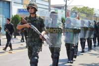 Picture taken on Brazil's Independence day (September 7th), during a military parade in Santa Cruz do Sul.